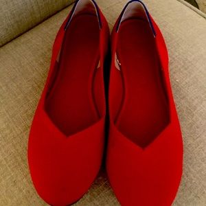 Rothy’s “The Flat”, Bright Red